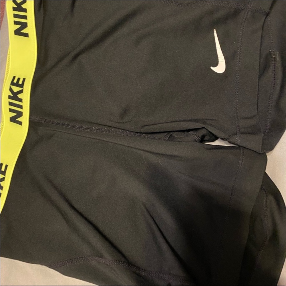 nike pro spandex black
